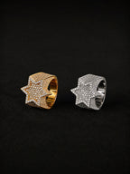Iced Star Ring