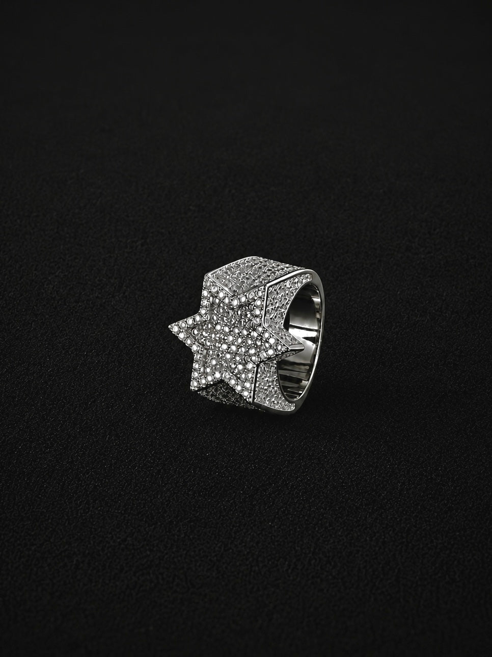 Iced Star Ring