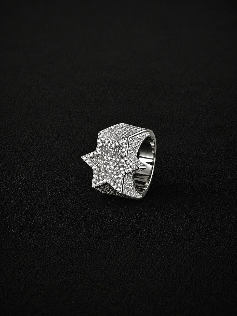 Iced Star Ring