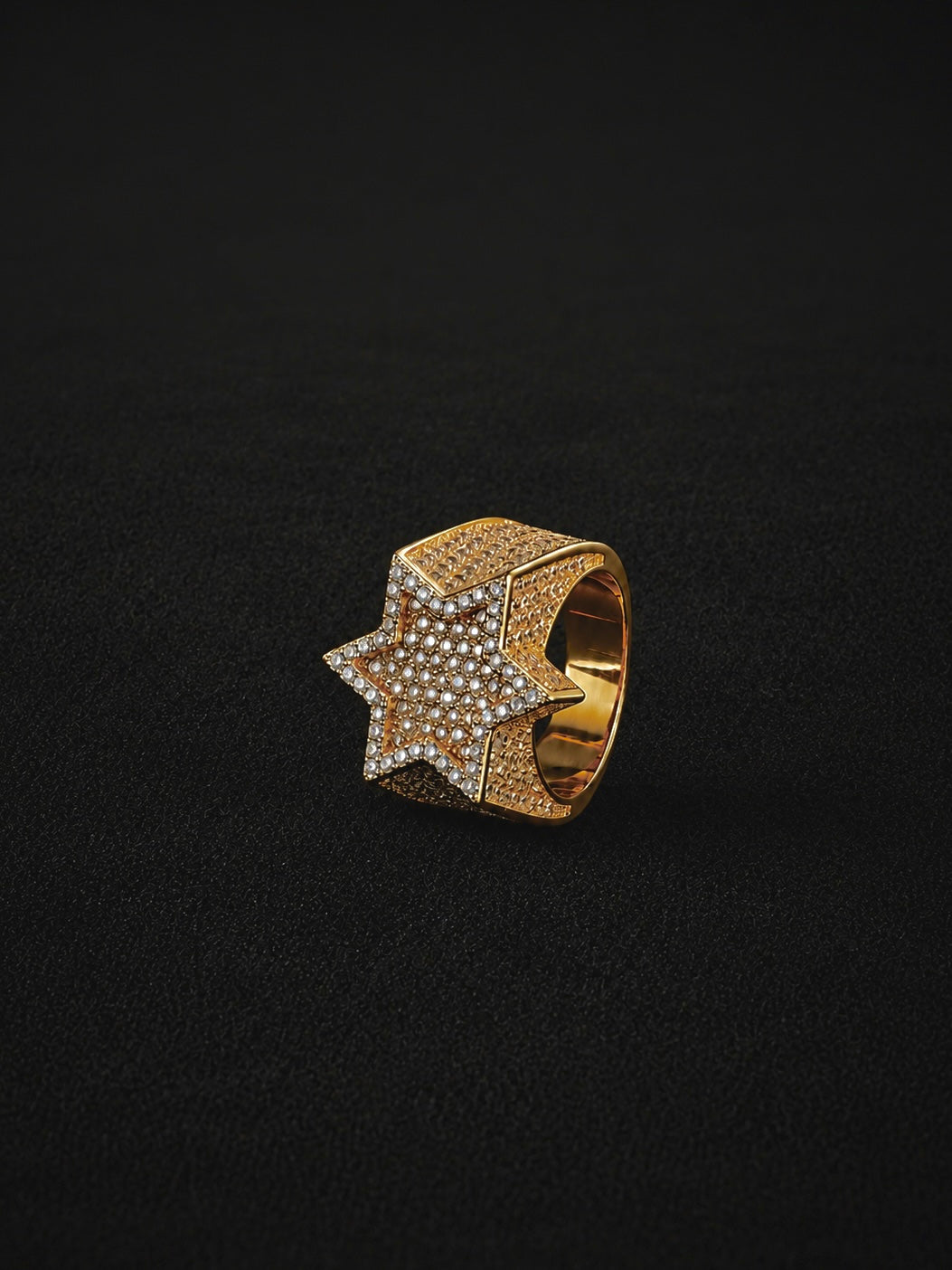 Iced Star Ring