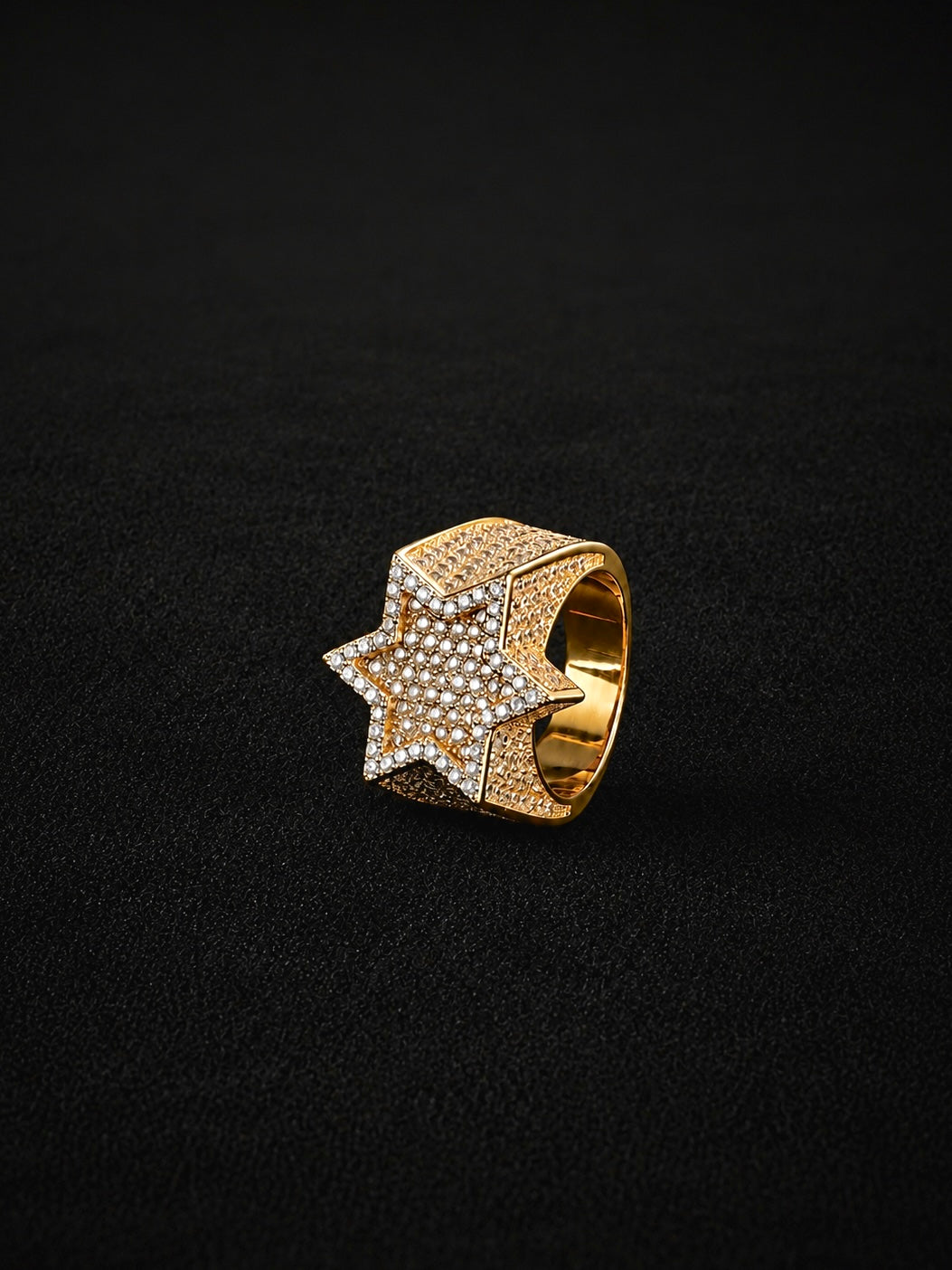 Iced Star Ring